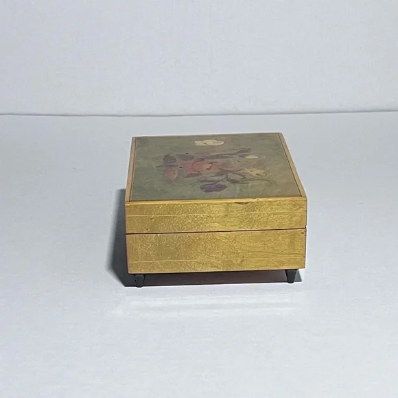 Vintage REUGE Floral Music Box